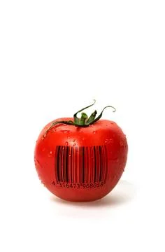 Tomate mit Barcode Tomate mit Barcode Copyright: xZoonar.com/BorisxZerwann... 스톡 사진