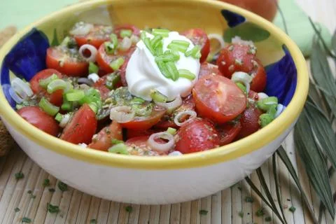 Tomatensalat Stock Photos