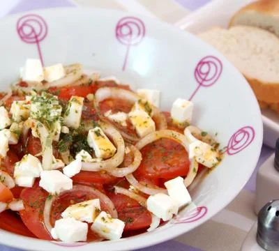 Tomatensalat Stock Photos