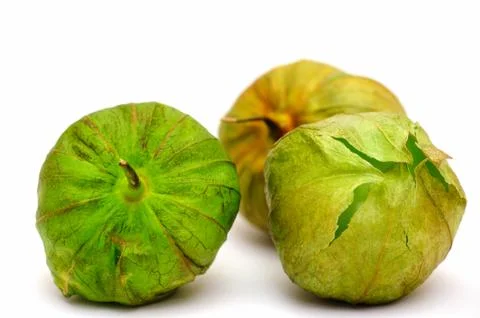 Tomatillo for salsa verde Stock Photos