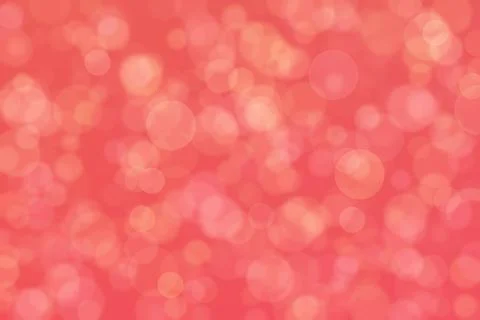 Tomato abstract defocused background, circle shape bokeh pattern. 库存插图