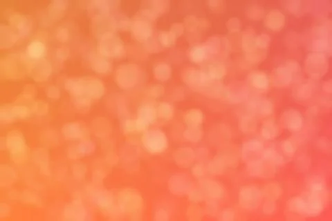 Tomato abstract defocused background, circle shape bokeh pattern. Stockillustratie