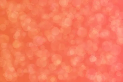 Tomato abstract defocused background, circle shape bokeh pattern. Stock Photos