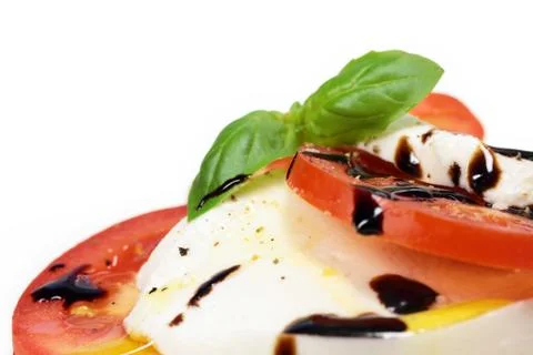 Tomato and mozzarella Stock Photos