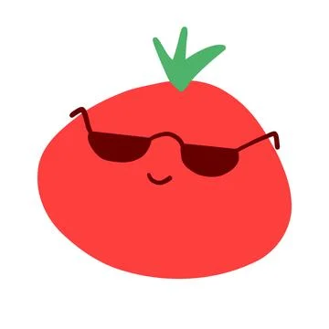 Tomato cartoon character Stock Illustration