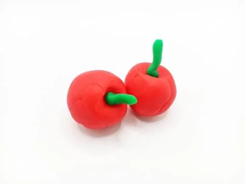 Tomato clay art Stock Photos