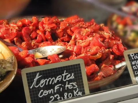 Tomato confit .. Stock Photos