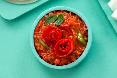Tomato curry Stock Photos