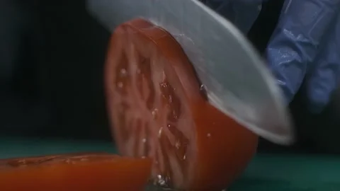 Tomato Cutting Stock Footage 170833886