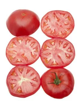 Tomato dissection Stock Photos