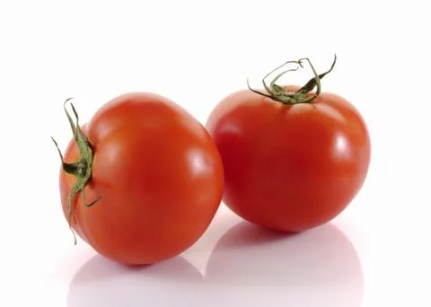 Tomato fresh isolated on white background Stock Photos