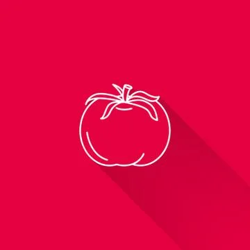 Tomato icon Illustrazione stock
