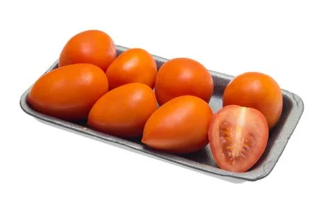 Tomato isolated on white background Stock Photos