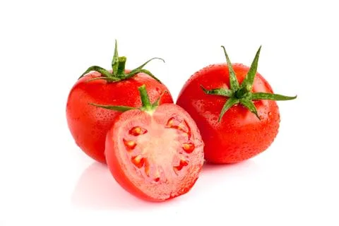 Tomato isolated on white background Stock-Fotos