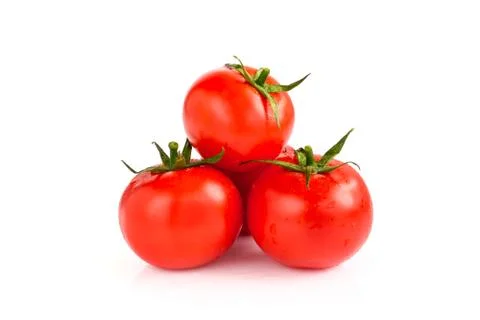 Tomato isolated on white background Stock Photos