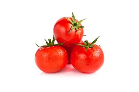 Tomato isolated on white background Stock Photos