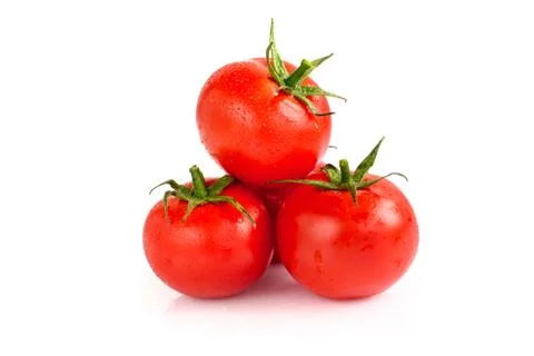 Tomato isolated on white background Stock Photos