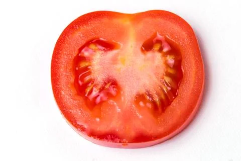Tomato in isolated white background Stock Photos