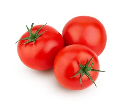 Tomato isolated on white background Stock Photos