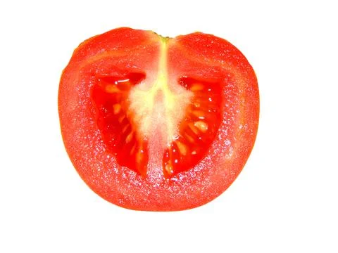 Tomato isolated on white background 库存照片