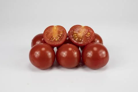 Tomato isolated on white background Stock Photos