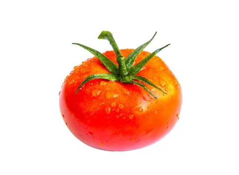 Tomato isolated on white background , vegetable objects Foto stock
