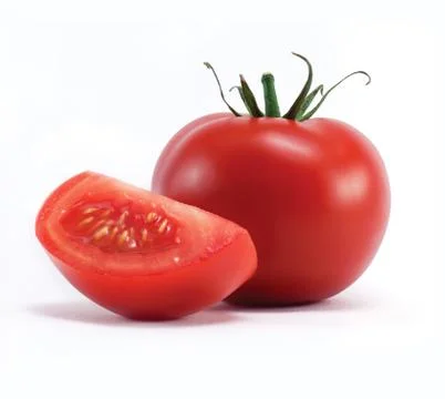 Tomato isolated on white Stock-Fotos