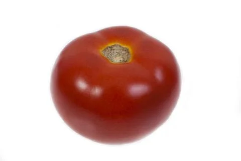 Tomato isolated on white Stock Photos