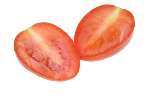 Tomato isolated on white Foto stock