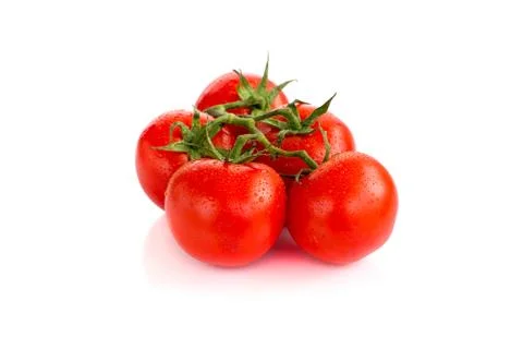 Tomato isolated on white. Stock-Fotos