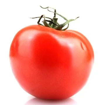 Tomato Isolated On White Stock Photos
