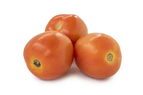 Tomato isolated white Stock Photos