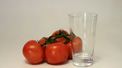 Tomato juice. Stock Footage 11019667