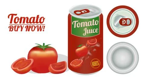 A Tomato Juice Stock Illustration