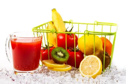 Tomato juice Foto stock