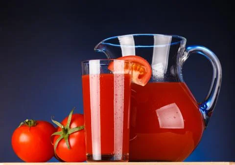 Tomato juice Stock Photos