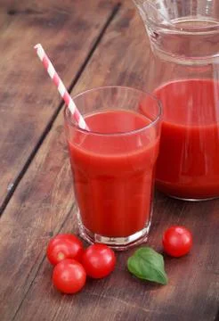 Tomato juice Stock Photos