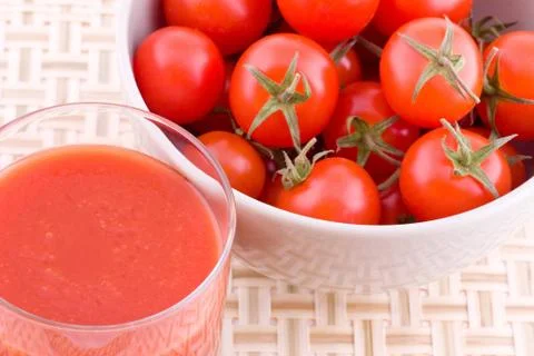 Tomato juice Stock Photos