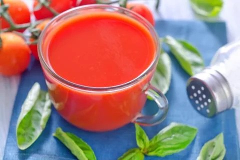 Tomato juice Stock Photos