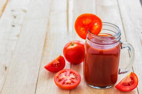 Tomato juice Stock Photos