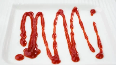 Tomato ketchup Stock Footage 285054202