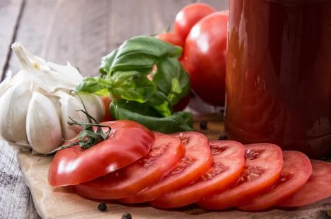 Tomato ketchup Stock Photos