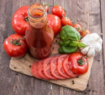 Tomato ketchup Stock Photos