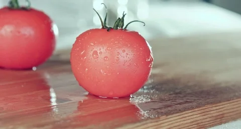 Tomato. Macro. Stock Footage 80245376