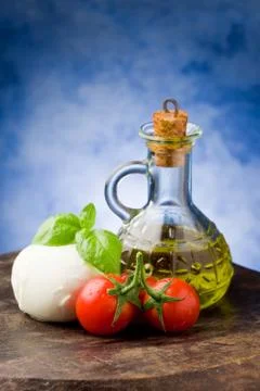 Tomato mozzarella Stock Photos