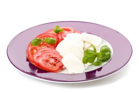 Tomato mozzarella Stock Photos