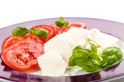 Tomato mozzarella Foto stock