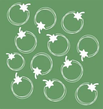 Tomato or cherry pattern background Stock Illustration