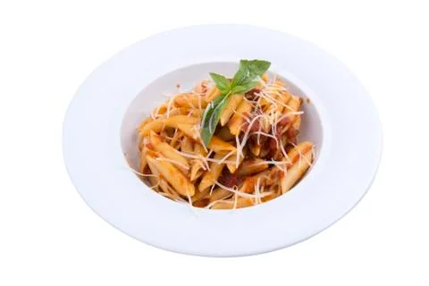 Tomato pasta Stock Photos