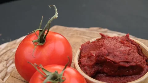 Tomato paste close up Stock-Footage 260162762